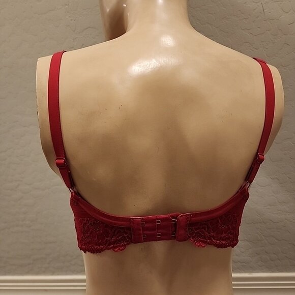 Maidenform Bra 36B Red Underwire Lined 09139 - Picture 3 of 4